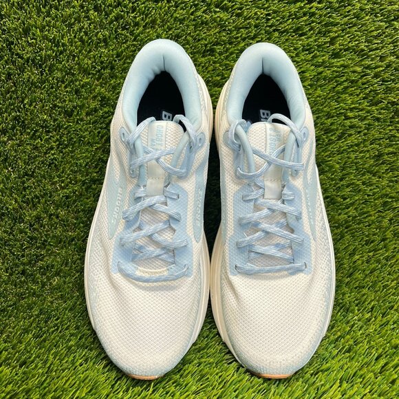 Brooks Ghost Max 2 Womens Size 10 Blue White Athletic Running Shoes Sneakers - Picture 5 of 10